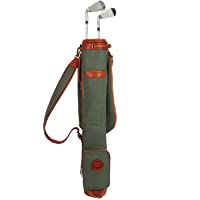 TOURBON Impermeable Lienzo Formación Práctica Golf Club Bolsa De Transporte Funda De Viaje con Suave Acolchado con…